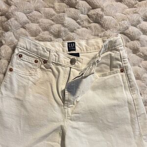 GAP Women's Off-White High Rise Jeans